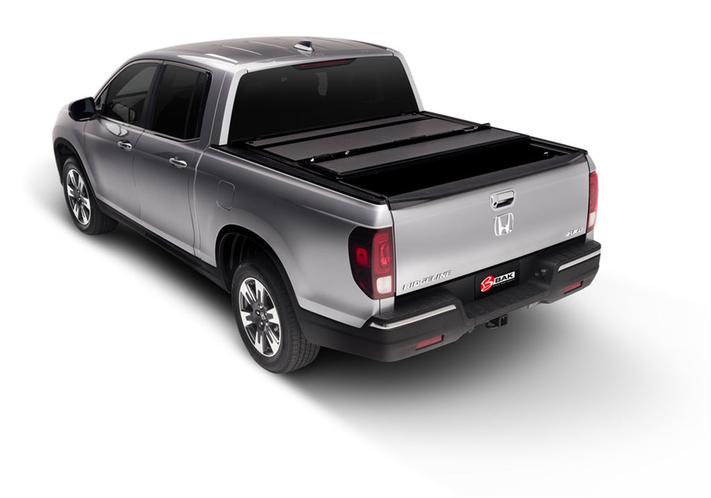 BAK Industries 448602 BAKFlip MX4 Hard Folding Truck Bed Cover Fits Ridgeline