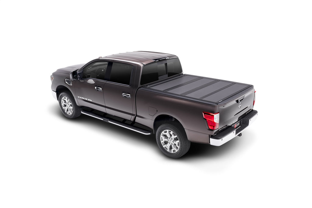 BAK Industries 448524 BAKFlip MX4 Hard Folding Truck Bed Cover Fits TITAN XD