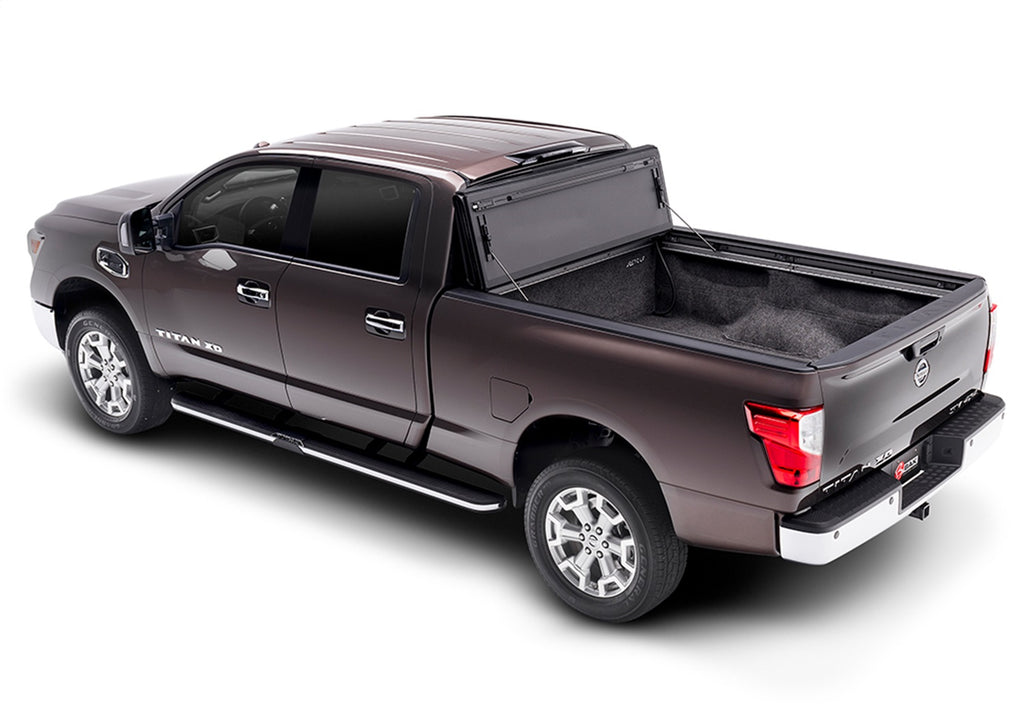 BAK Industries 448504 BAKFlip MX4 Hard Folding Truck Bed Cover Fits 04-15 TITAN