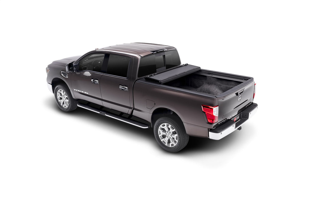 BAK Industries 448525 BAKFlip MX4 Hard Folding Truck Bed Cover Fits 17-24 TITAN