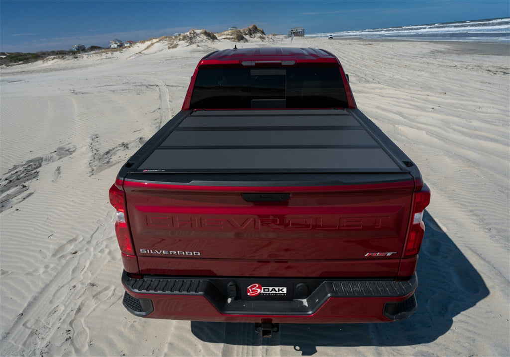 BAK Industries 448427 BAKFlip MX4 Hard Folding Truck Bed Cover Fits 16-23 Tacoma