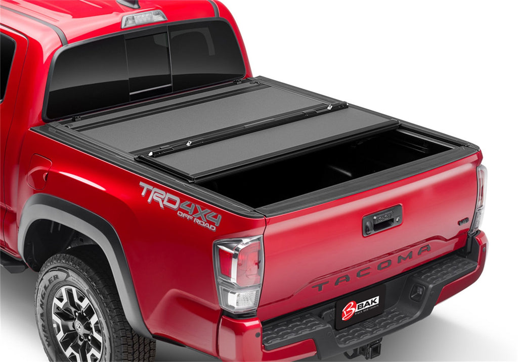 BAK Industries 448427 BAKFlip MX4 Hard Folding Truck Bed Cover Fits 16-23 Tacoma