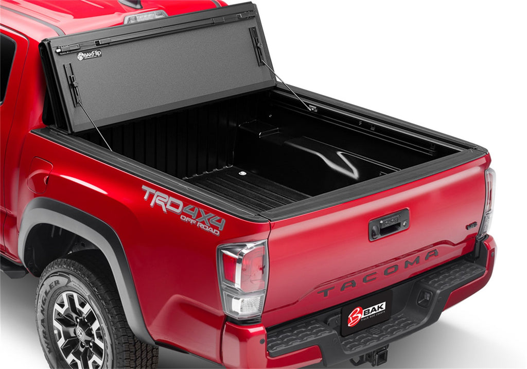 BAK Industries 448427 BAKFlip MX4 Hard Folding Truck Bed Cover Fits 16-23 Tacoma