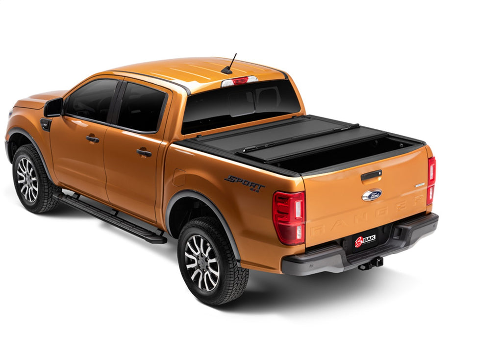 BAK Industries 448333 BAKFlip MX4 Hard Folding Truck Bed Cover Fits 19-23 Ranger