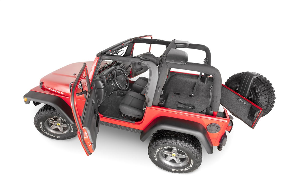 BedRug BRTJ97F BedRug Floor Kit Fits 97-06 Wrangler (TJ)