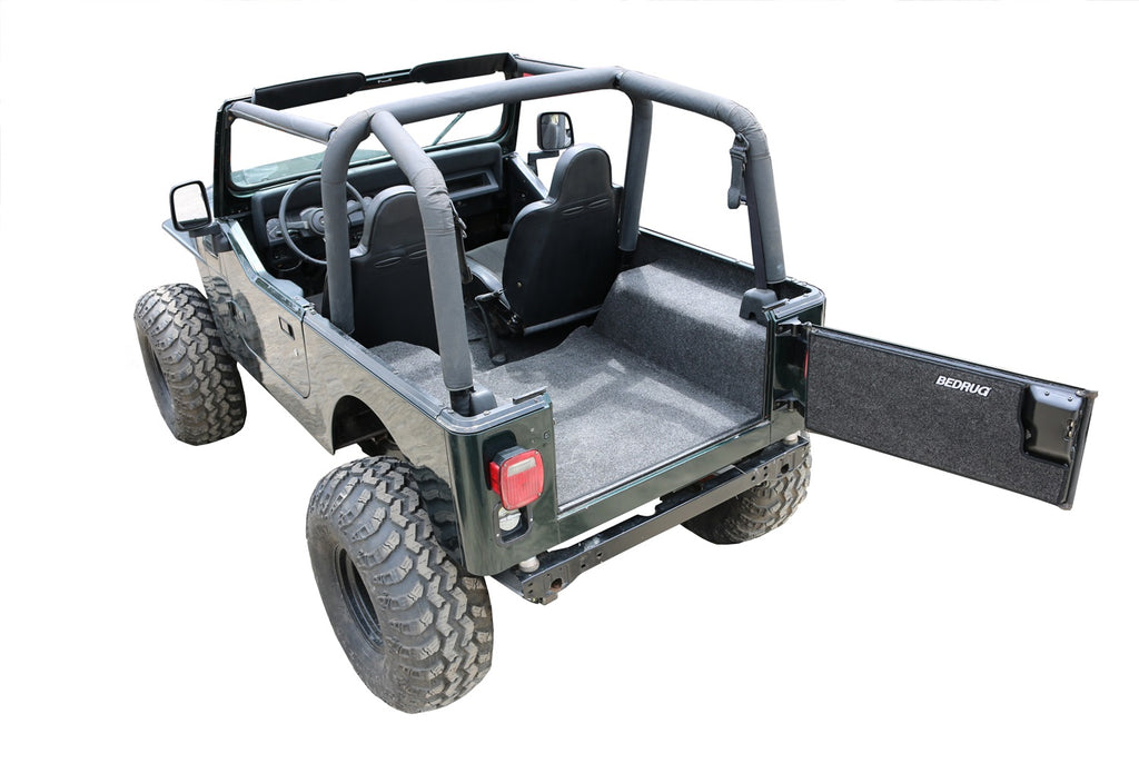 BedRug BRYJ87R BedRug Cargo Kit Fits 87-95 Wrangler (YJ)