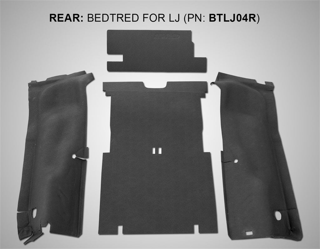 BedRug BTLJ04R BedTred Cargo Kit Fits 04-06 Wrangler (TJ)