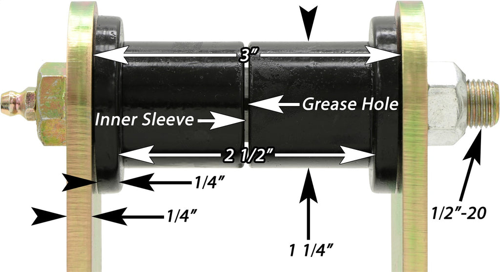 RockJock CE-9038 Heavy Duty Leaf Spring Shackles Fits 87-95 Wrangler (YJ)