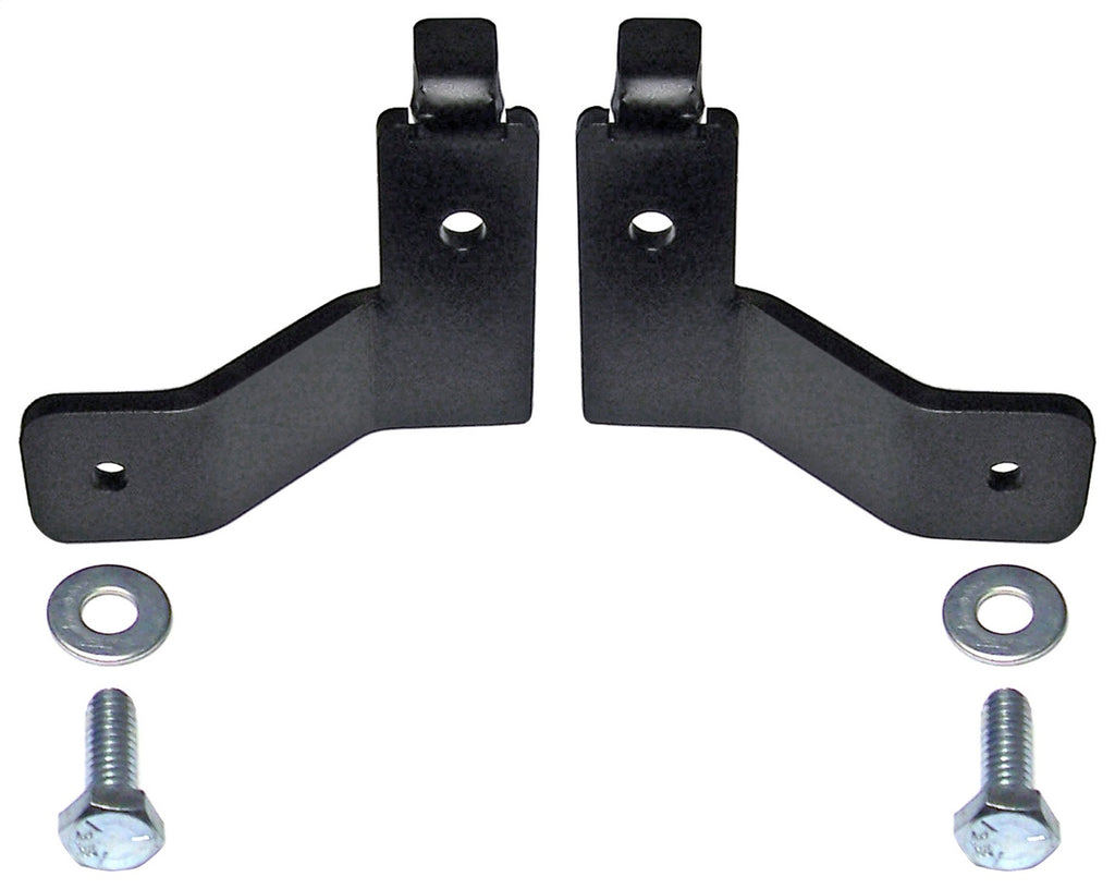 RockJock CE-9807FBLBK Brake Line Relocation Bracket Kit Fits 07-18 Wrangler (JK)