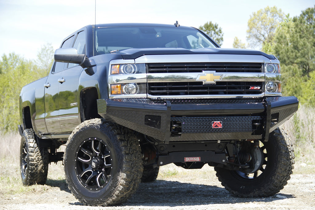 Fab Fours CH05-S1361-1 Black Steel Front Ranch Bumper