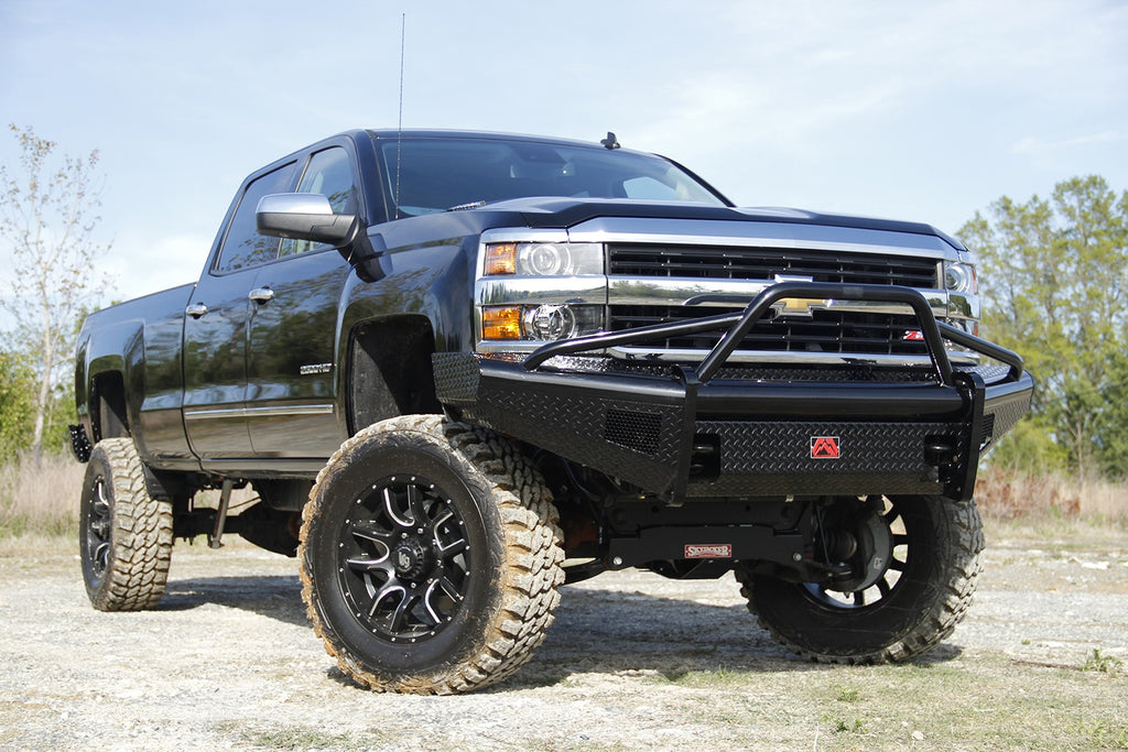 Fab Fours CH05-S1362-1 Black Steel Front Ranch Bumper