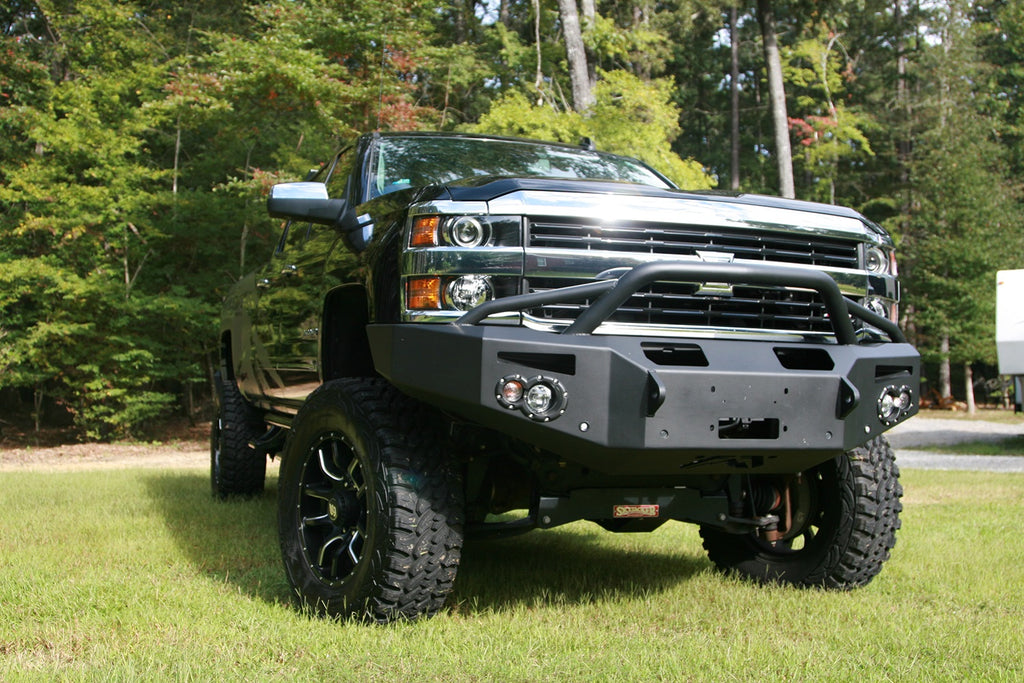 Fab Fours CH14-C3052-B Premium Winch Front Bumper
