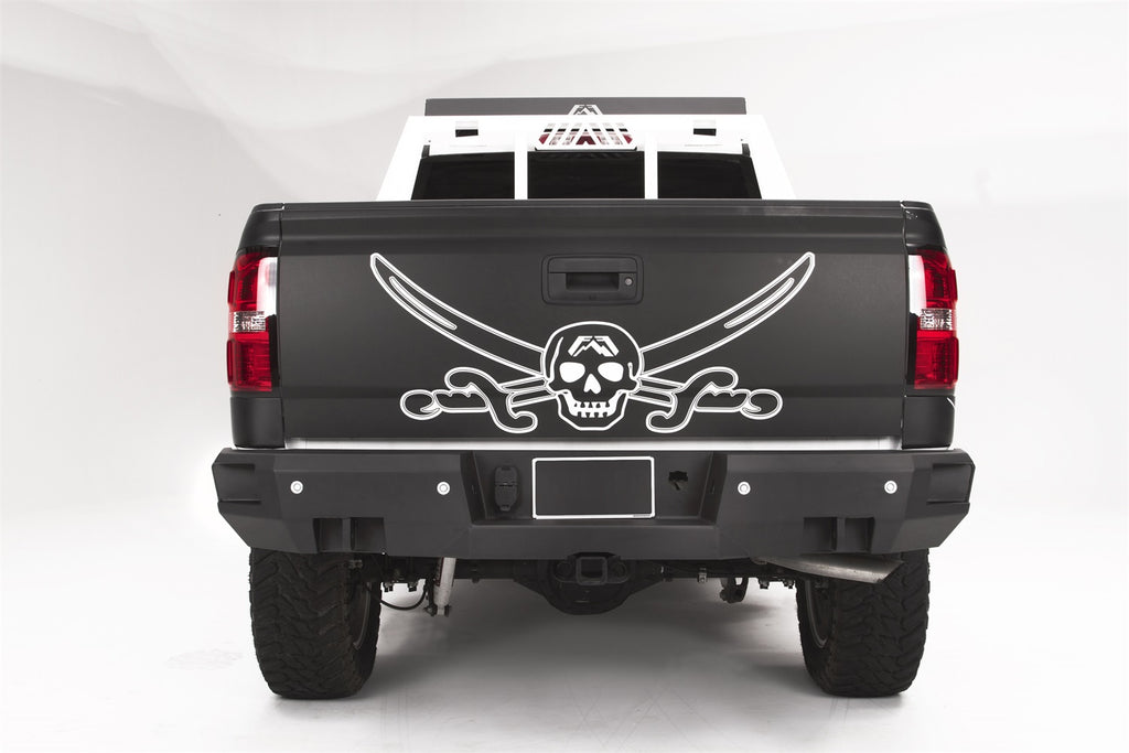 Fab Fours CS14-W3151-B Heavy Duty Rear Bumper Fits Sierra 1500 Silverado 1500