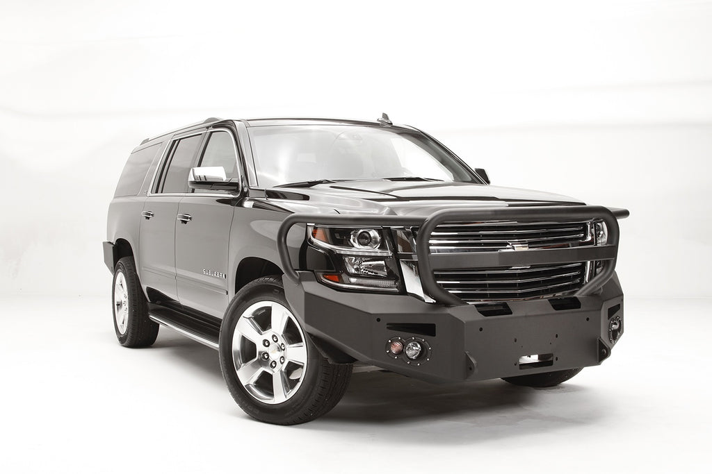 Fab Fours CS15-F3550-B Premium Winch Front Bumper Fits Suburban Suburban 1500
