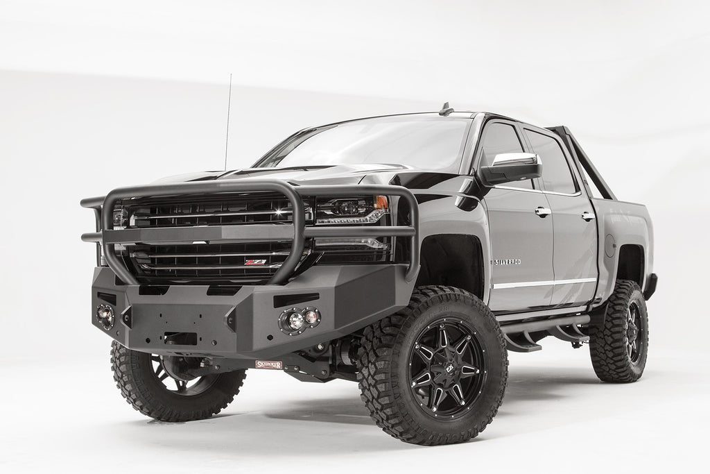 Fab Fours CS16-F3850-B Premium Winch Front Bumper Fits 16-18 Silverado 1500