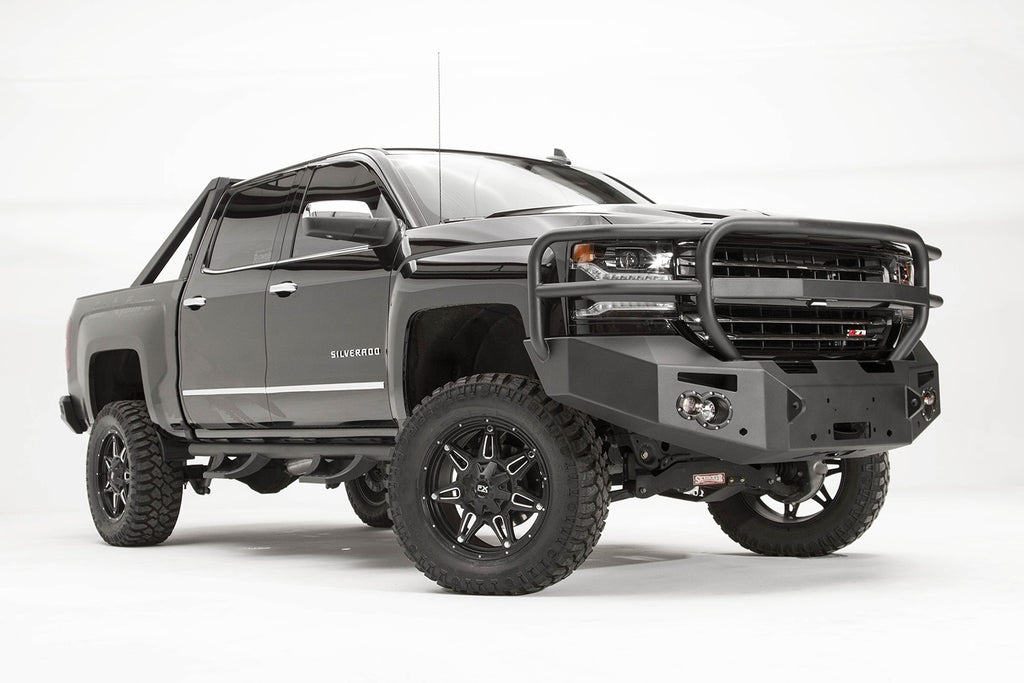 Fab Fours CS16-F3850-B Premium Winch Front Bumper Fits 16-18 Silverado 1500