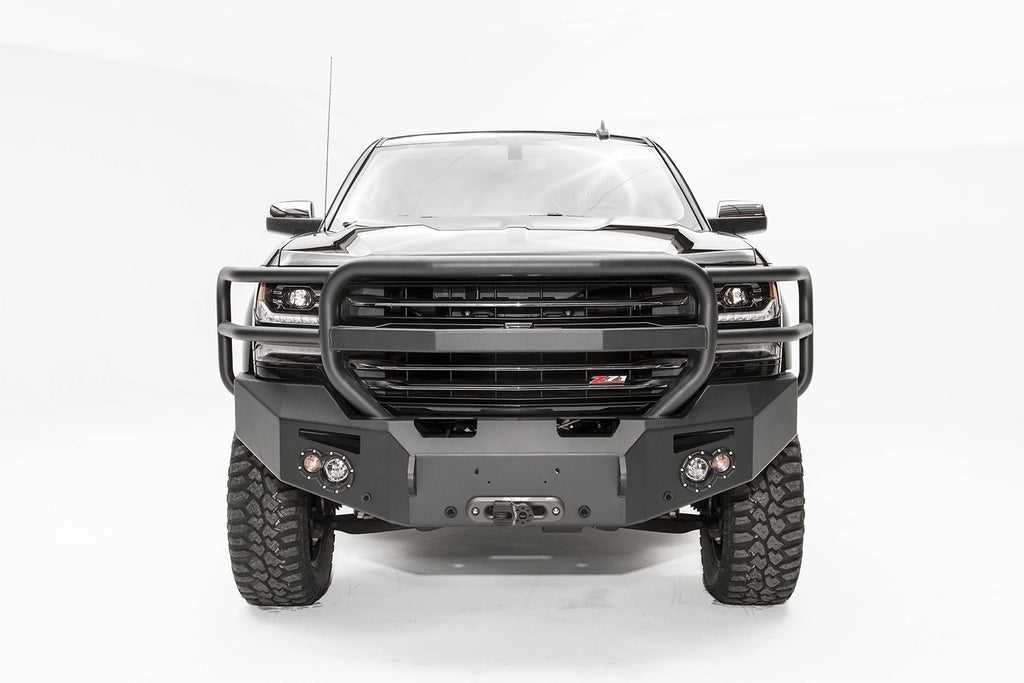 Fab Fours CS16-F3850-B Premium Winch Front Bumper Fits 16-18 Silverado 1500