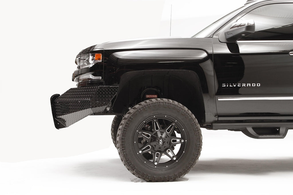Fab Fours CS16-K3861-1 Black Steel Front Bumper Fits 16-18 Silverado 1500