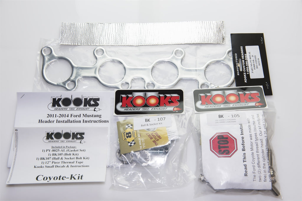 Kooks Custom Headers 11412200 Stainless Steel Headers Fits 11-14 Mustang