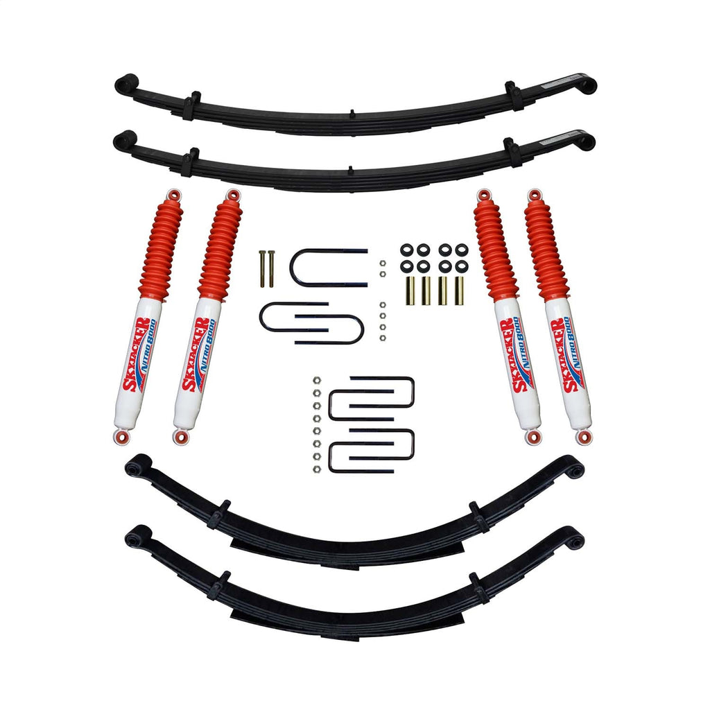 Skyjacker D200BKS-N Suspension Lift Kit w/Shock Fits Ramcharger Trailduster