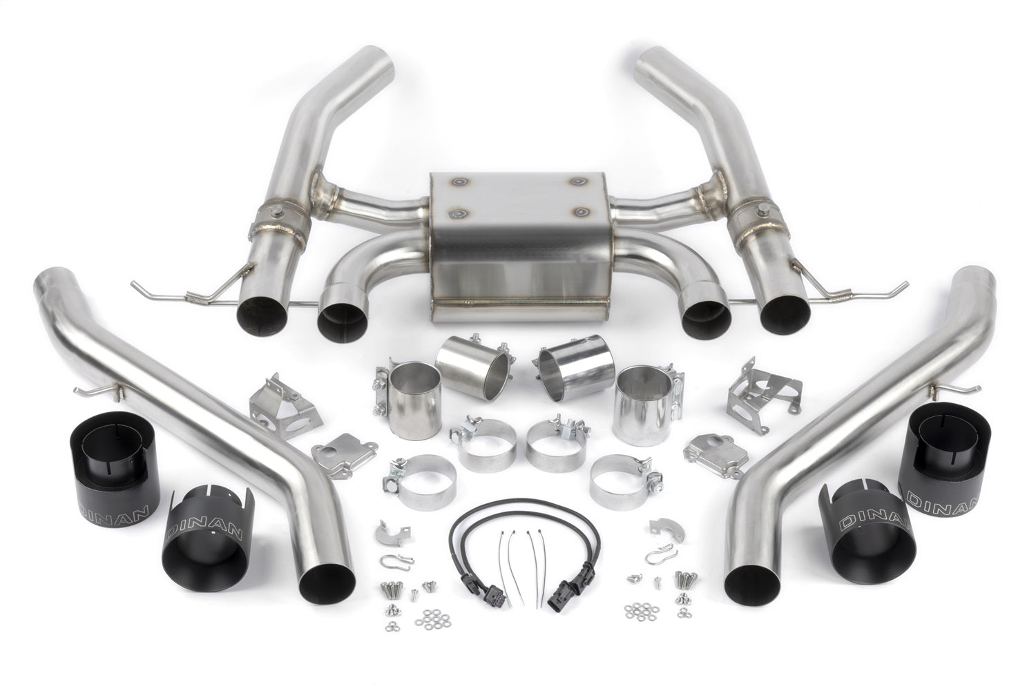 Dinan D660-0093-BLK Axle-Back Exhaust Kit Fits 21-23 M3