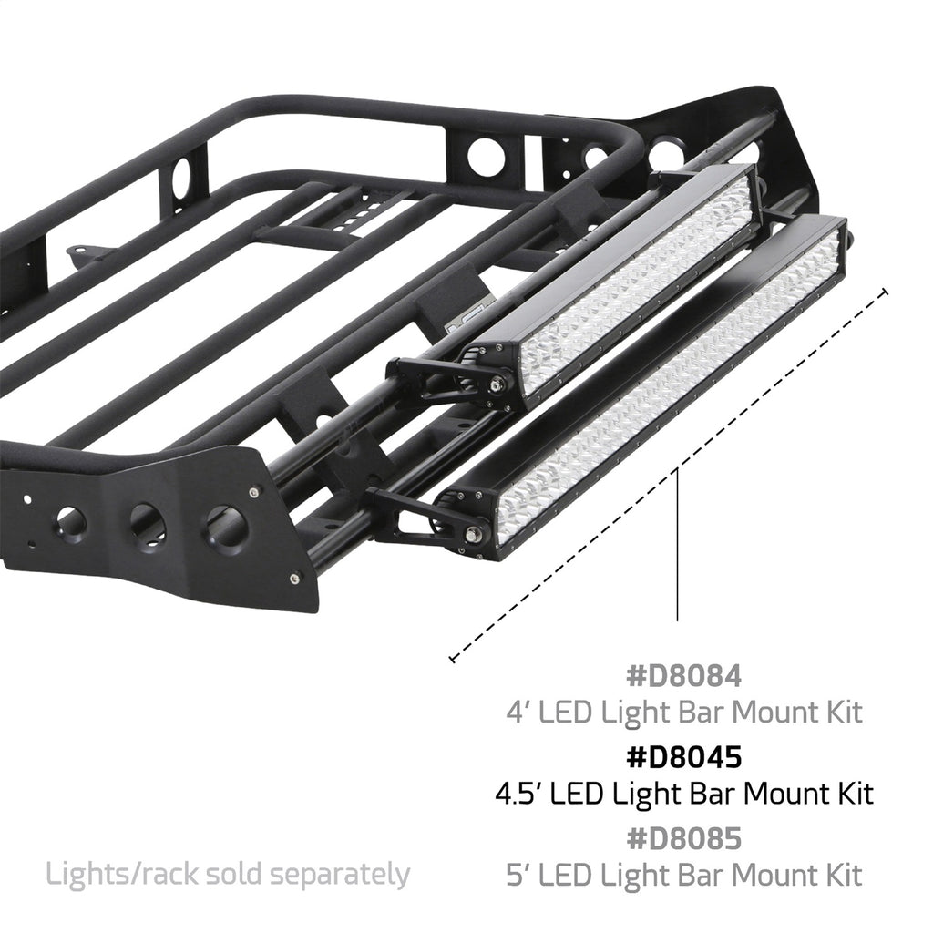 Smittybilt D8045 Defender Rack LED Light Bar Mount Kit