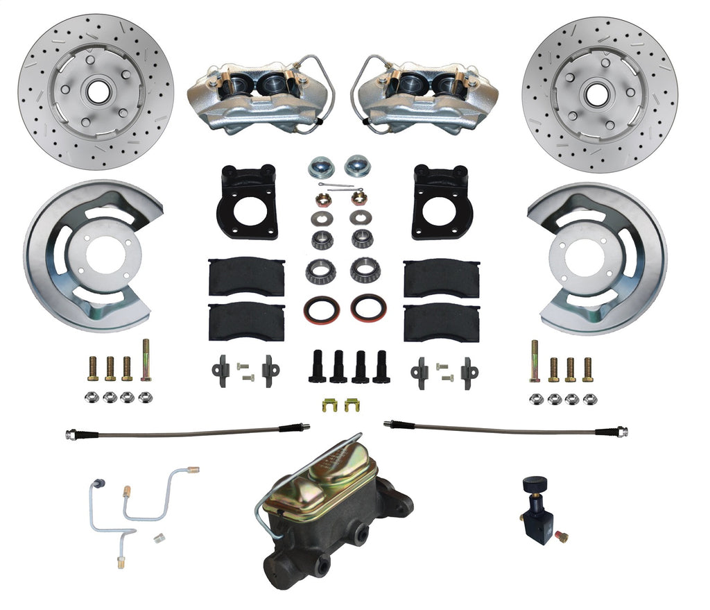 Scott Drake DBC-A120-BB-DS Disc Brake Conversion Kit Fits 65-69 Mustang