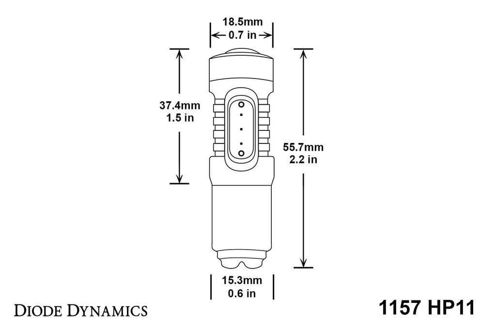 Diode Dynamics DD0011P HP11 Red Bulbs