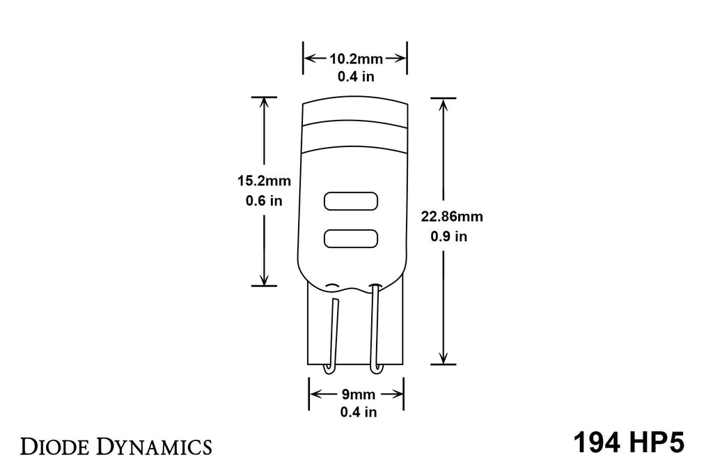 Diode Dynamics DD0030S HP5 Red Bulb