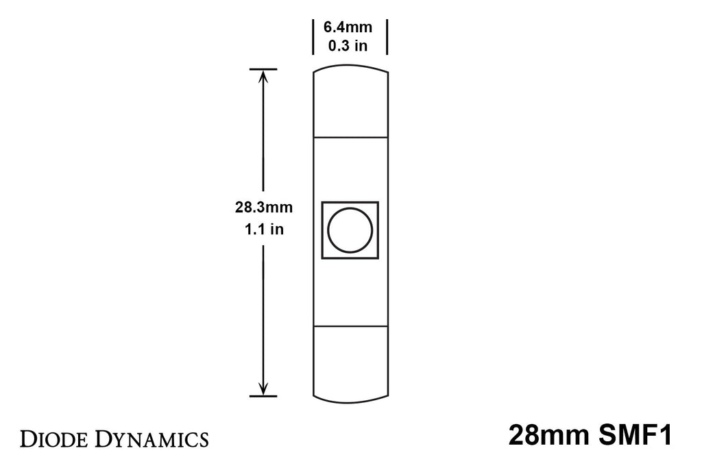 Diode Dynamics DD0038P SMF1 Amber Bulbs