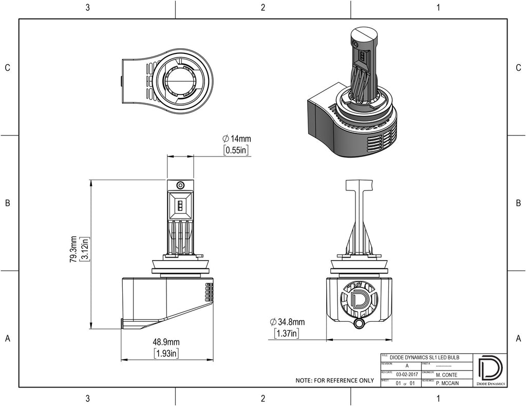 Diode Dynamics DD0215P SL1 Bulbs