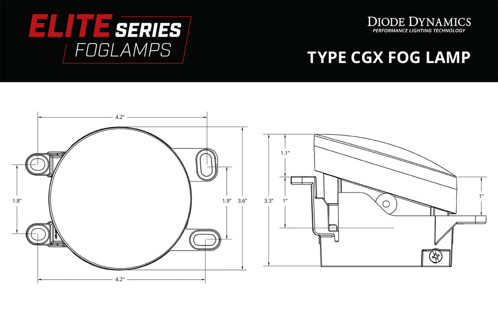 Diode Dynamics DD5143P Fog Lights