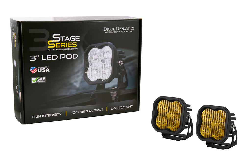 Diode Dynamics DD6125P Yellow LED Light Pods