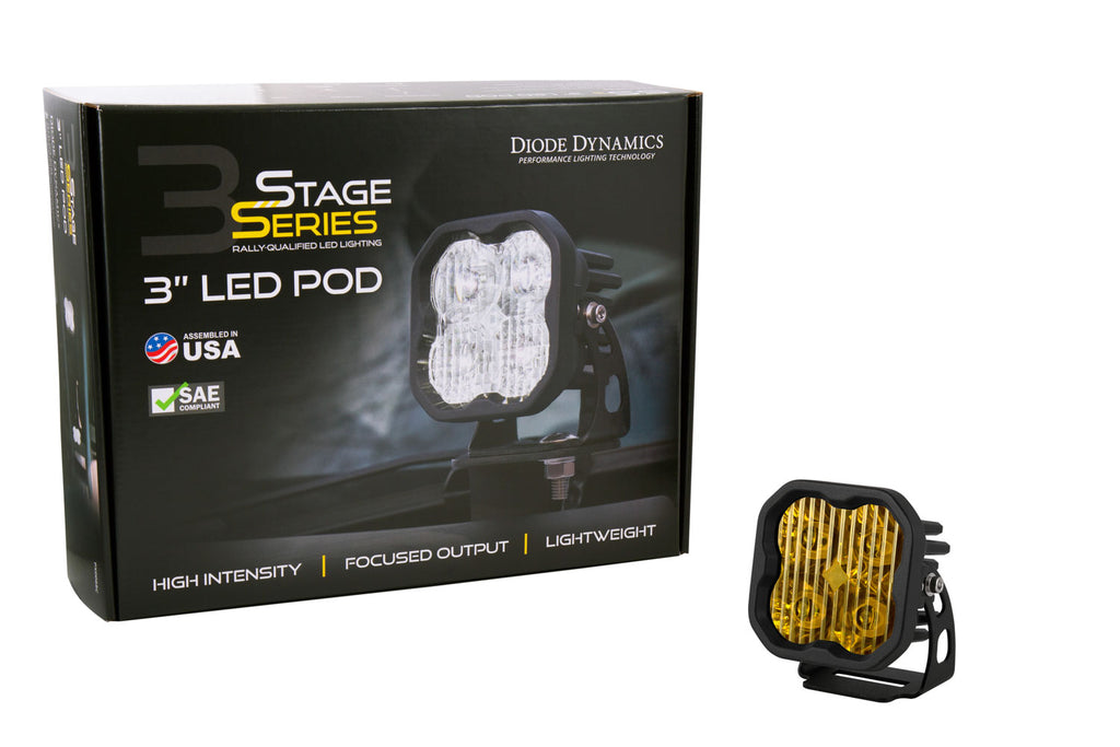 Diode Dynamics DD6127S Yellow LED Light Pod