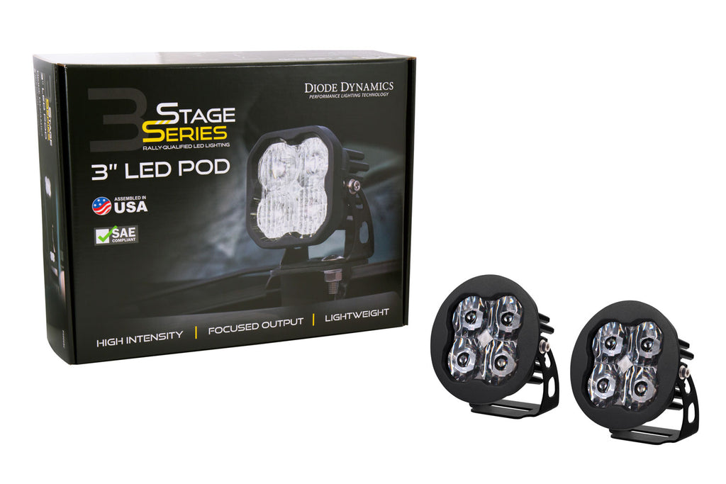 Diode Dynamics DD6138P Clear LED Light Pods