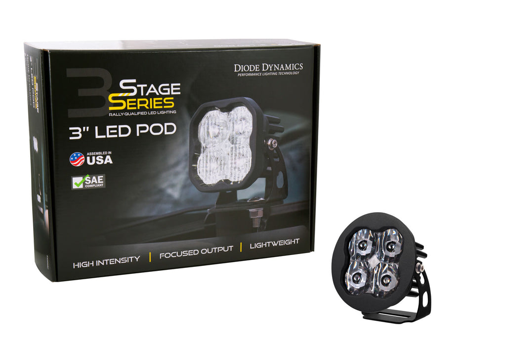 Diode Dynamics DD6138S Clear LED Light Pod