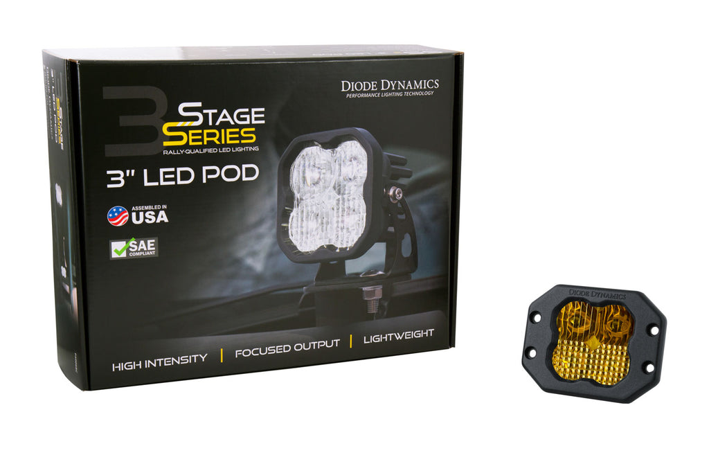 Diode Dynamics DD6206S Yellow LED Light Pod