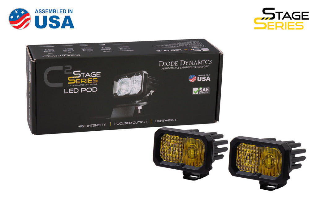 Diode Dynamics DD6391P Yellow LED Light Pods