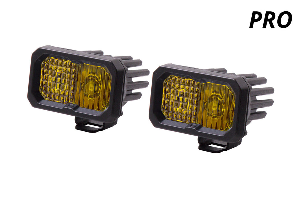 Diode Dynamics DD6412P Yellow LED Light Pods