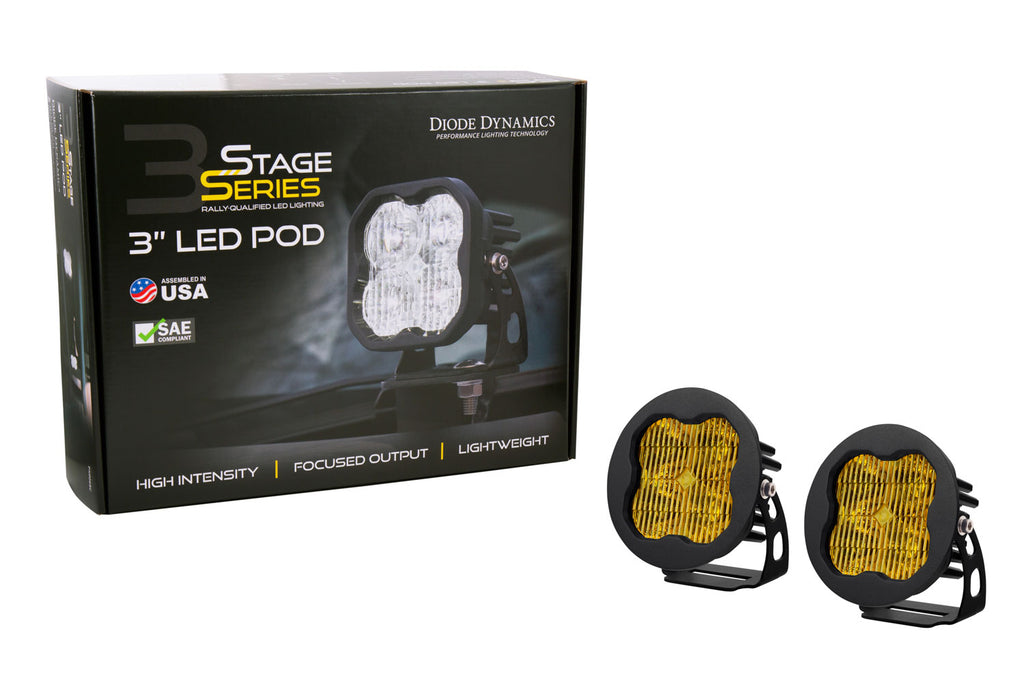 Diode Dynamics DD6495P Yellow LED Light Pods