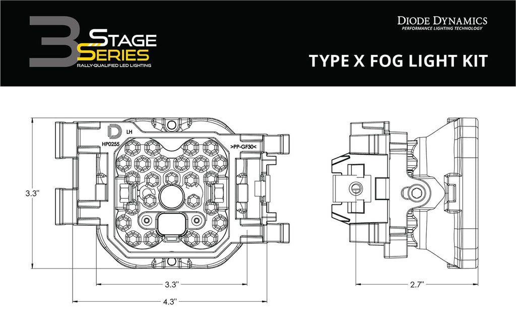 Diode Dynamics DD6549 Fog Lights