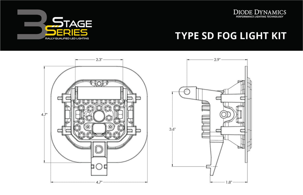 Diode Dynamics DD6700 White LED Light Pods