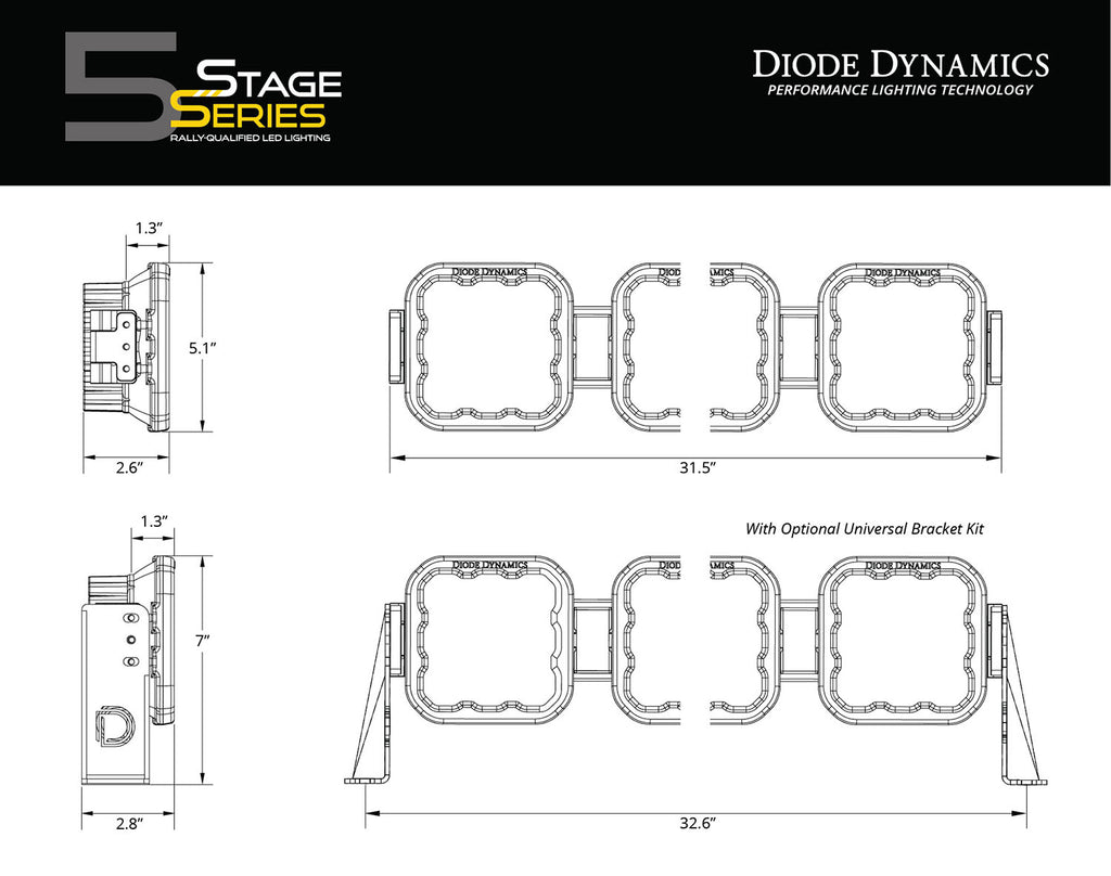 Diode Dynamics DD6797 LED Light Bar