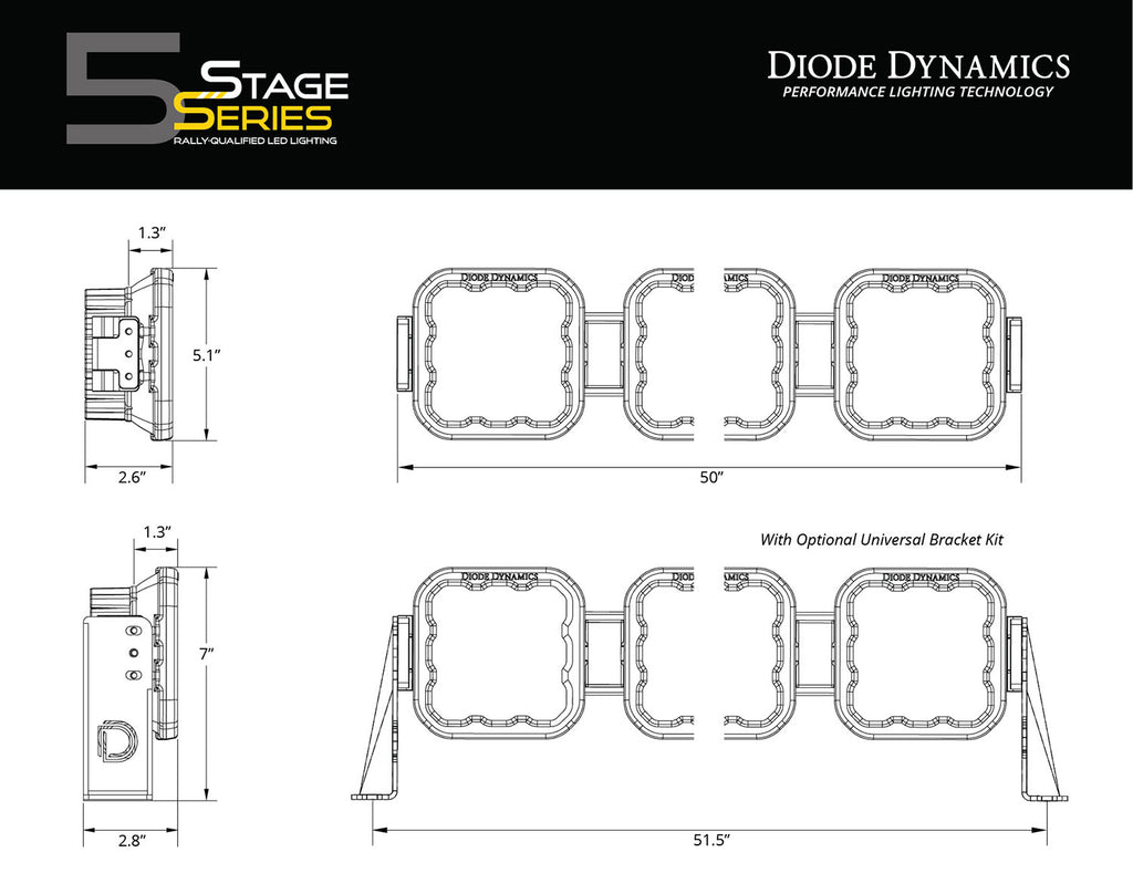 Diode Dynamics DD6802 LED Light Bar