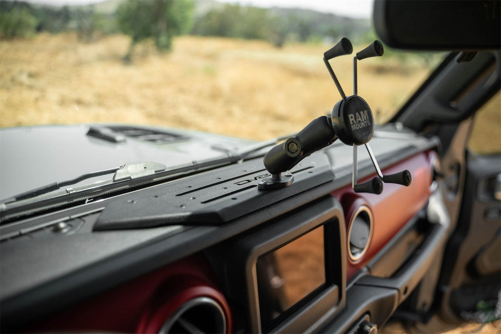 DV8 Offroad DMJL-02 Device Dash Mount Fits 20-23 Gladiator Wrangler (JL)