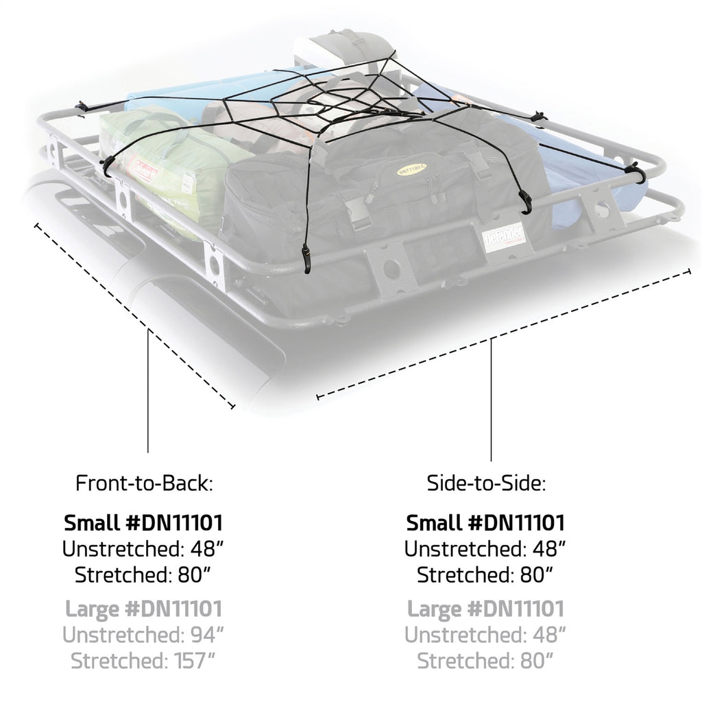 Smittybilt DN11201 Roof Rack Cargo Net