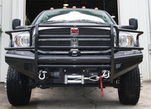 Load image into Gallery viewer, Fab Fours DR03-S1060-1 Black Steel Front Ranch Bumper Fits Ram 2500 Ram 3500