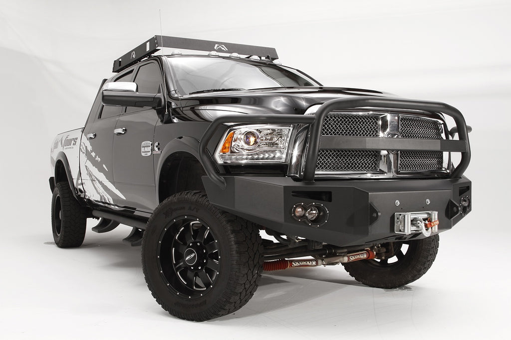 Fab Fours DR10-A2950-B Premium Heavy Duty Winch Front Bumper