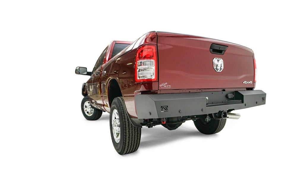 Fab Fours DR19-RT4450-1 Red Steel Rear Bumper Fits 19-24 2500 3500