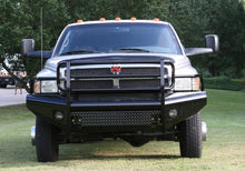 Load image into Gallery viewer, Fab Fours DR94-S1560-1 Black Steel Front Ranch Bumper Fits 94-02 Ram 2500
